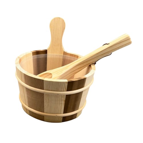 Wooden sauna bucket and - sauna,