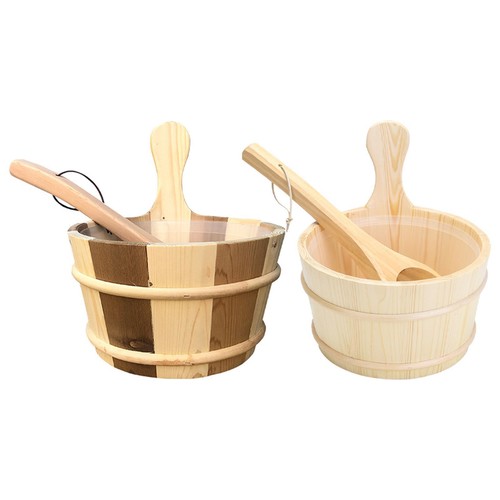 Sauna barrel and ladle - and,