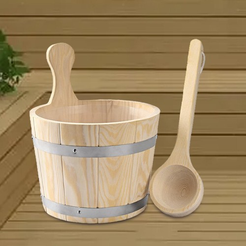Sauna bucket and ladle set - sauna,