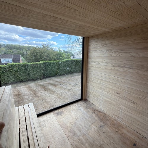 Outside sauna room - sauna,
