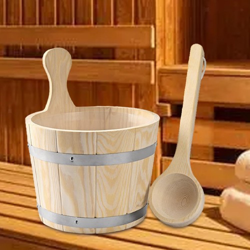 Sauna bucket and ladle - bucket,