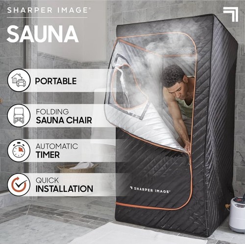 Sharper image steamer sauna - sharper,