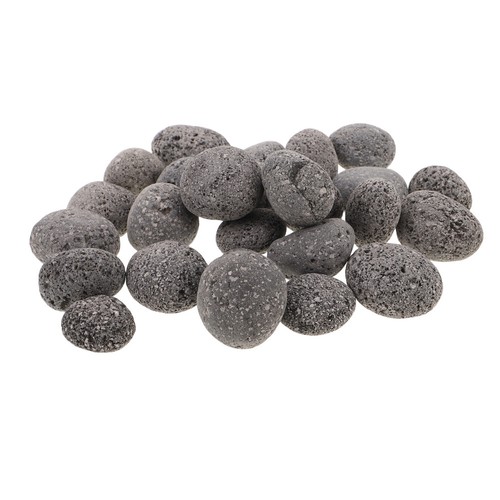 Black sauna heating stones - black,
